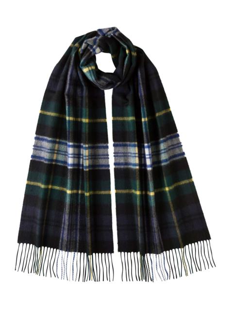 Johnstons of Elgin Dress Gordon Tartan Wide Cashmere Scarf