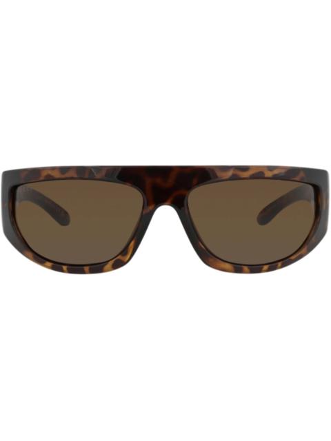 GUCCI Gucci Shield-Frame Injection Sunglasses Havana Havana Brown (GG1574S-30014845-002)