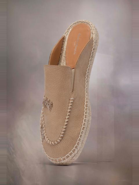 Maison Margiela Embroidered espadrille mules