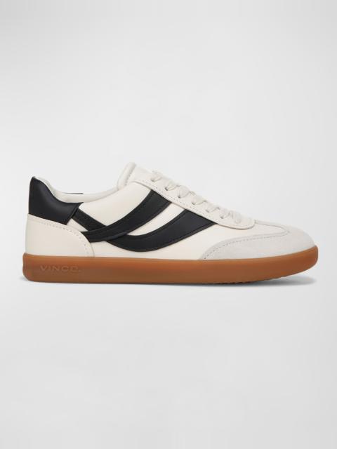 Vince Oasis Mixed Leather Retro Sneakers