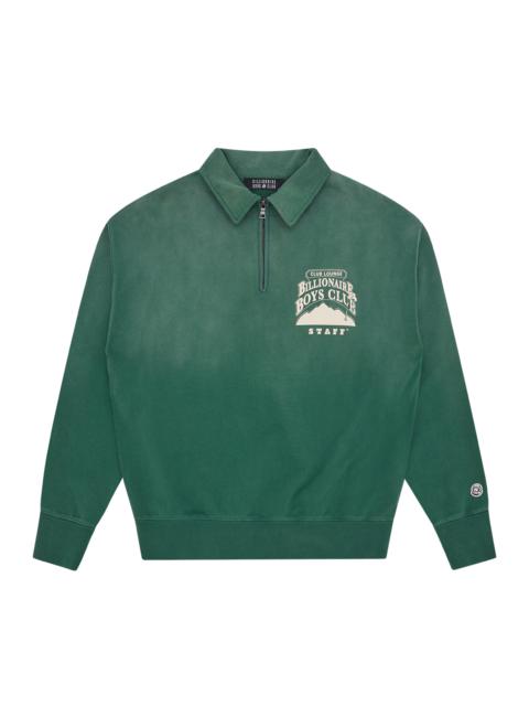 BILLIONAIRE BOYS CLUB COUNTRY LOUNGE QUARTER ZIP CREWNECK