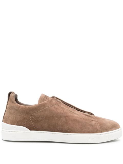 Suede sneakers