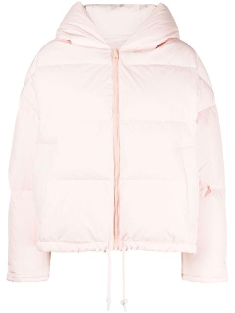 Yves Salomon drawstring-hem puffer jacket