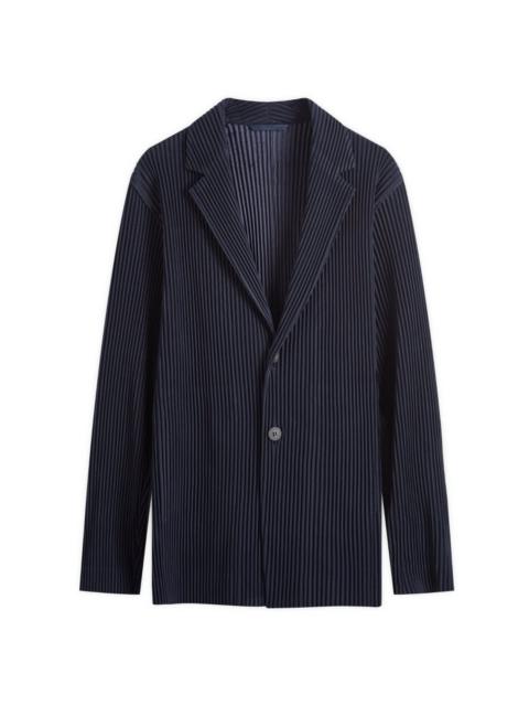 Homme Plissé Issey Miyake Pleated Single Breasted Jacket