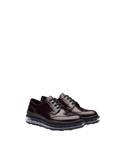Prada Brushed Leather Derby Shoes