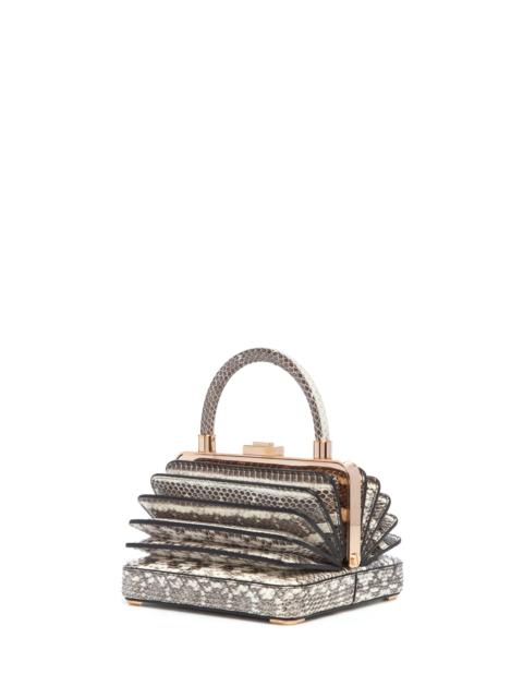 GABRIELA HEARST Small Diana Bag in Black & White Snakeskin
