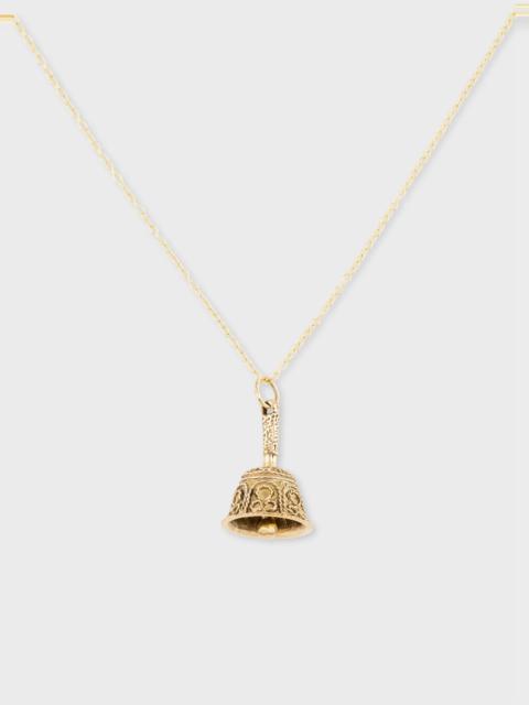 Paul Smith 'Artfully Articulated Bell' Vintage Gold Necklace