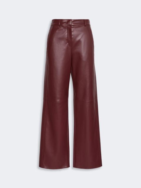 'S Max Mara SOSPIRO Regular coated jersey trousers - BORDEAUX