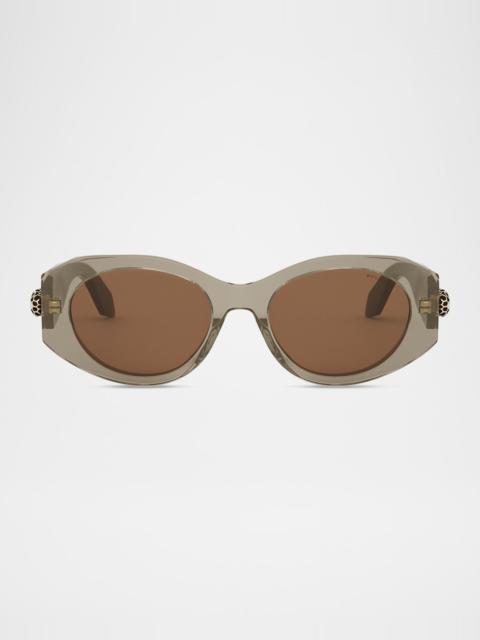 BVLGARI Serpenti Oval Sunglasses