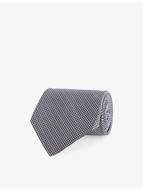TOM FORD Houndstooth Silk Tie