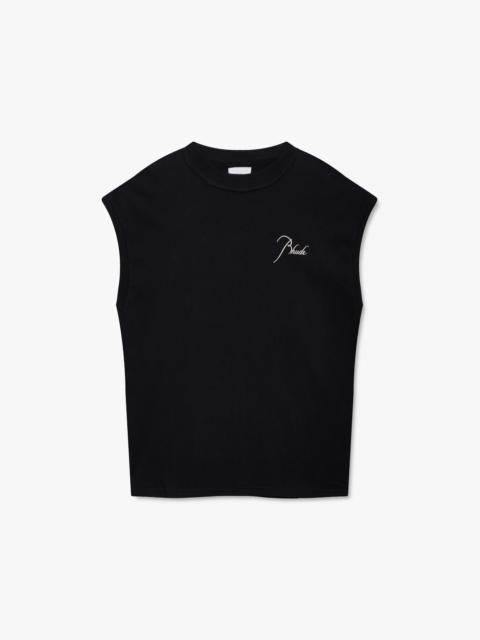Rhude CLASSIQUE CUTOFF SLEEVE TEE