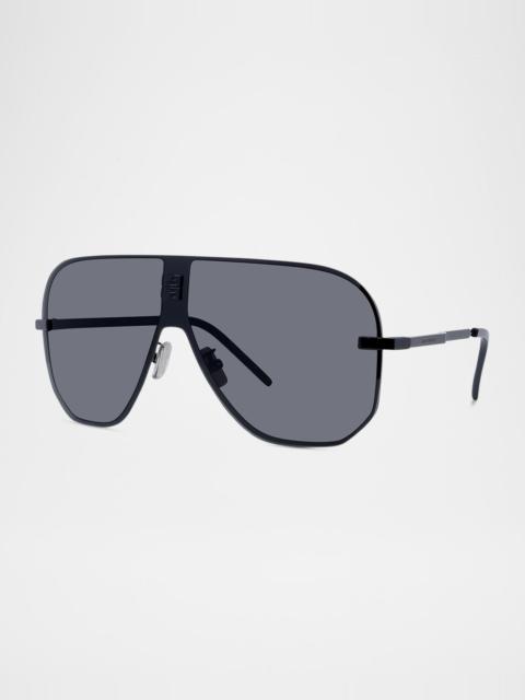 Givenchy Men's 4Gem Metal Shield Sunglasses