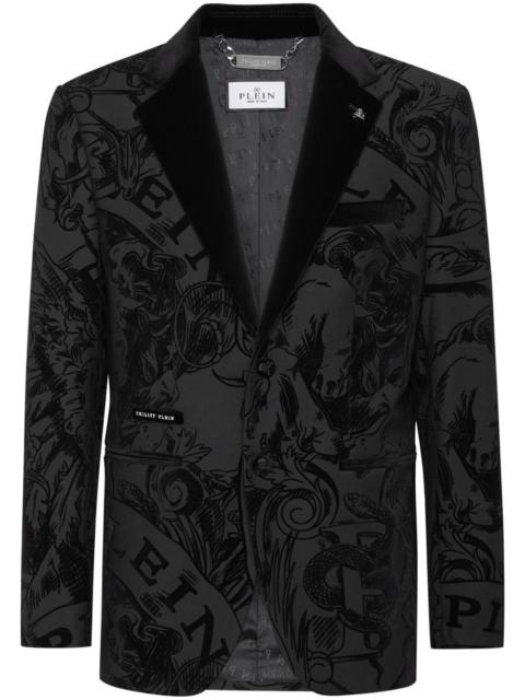 PHILIPP PLEIN graphic-print blazer