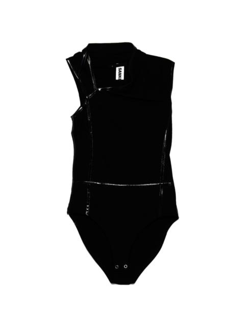 Sankuanz asymmetric collar vest