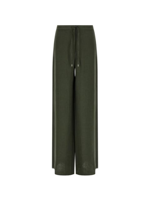 Max Mara Studio Pelota drawstring wide-leg trousers