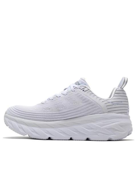 HOKA HOKA ONE ONE 오프닝 식 x Bondi 6 'White 반사' 1019269-WWWRF