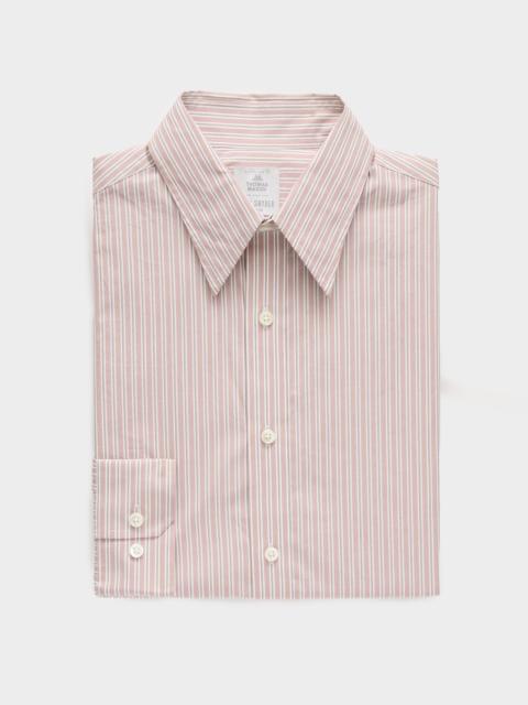 TODD SNYDER Poplin Long Point Collar Dress Shirt