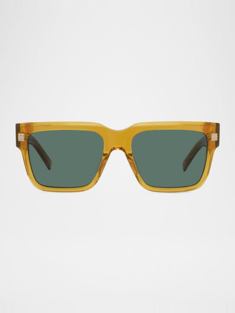 Givenchy Men's GV Day Acetate Square Sunglasses