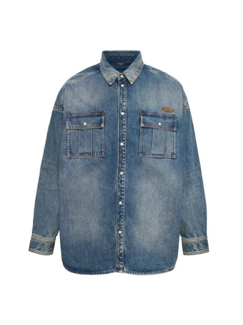 Balmain Boxy Denim Shirt