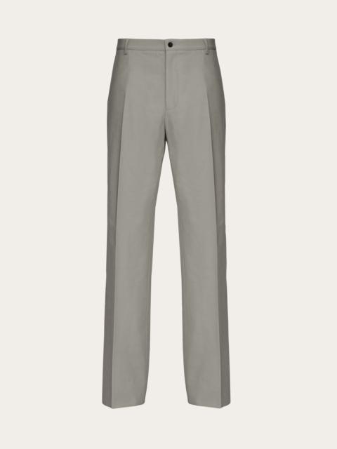 Silk and viscose tailored trouser