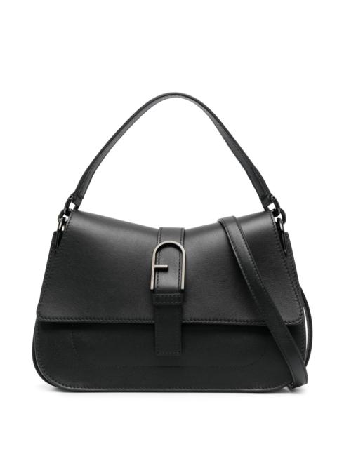FURLA Logo-plaque Leather Shoulder Bag