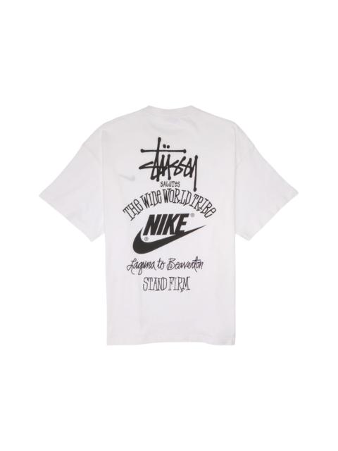 Nike Nike x Stussy The Wide World Tribe T-Shirt White