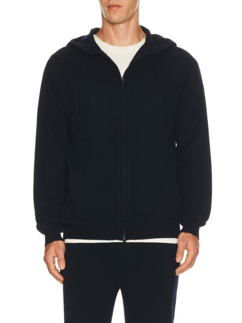 LISA YANG Emerson Hooded Zip Sweater