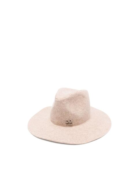 RUSLAN BAGINSKIY logo-plaque fedora hat