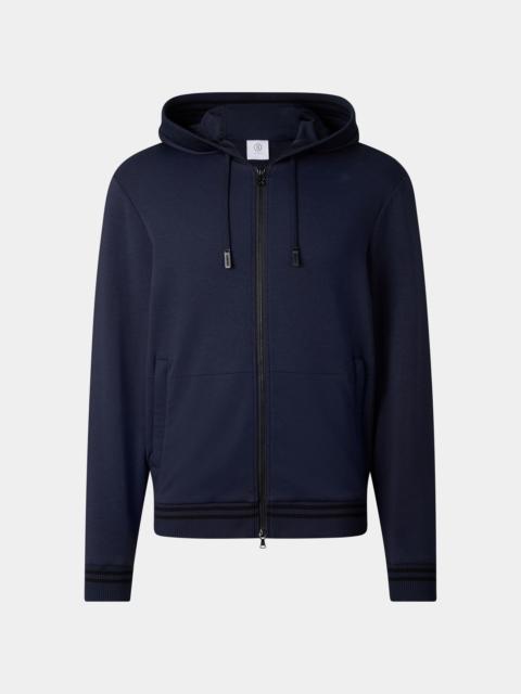 BOGNER Forest Hoodie Jersey Jacket in Navy