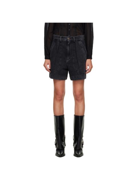 Isabel Marant Étoile Black Noemia Denim Shorts