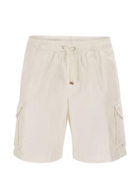 Brunello Cucinelli drawstring cotton cargo shorts