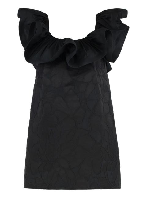 ELISABETTA FRANCHI jacquard mini dress