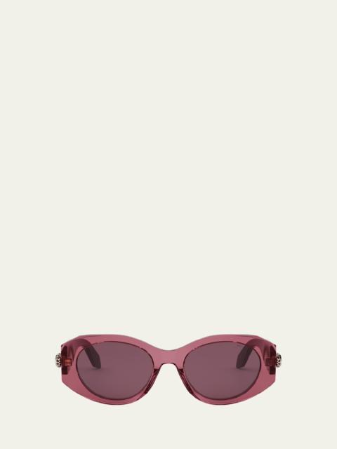 Serpenti Oval Sunglasses