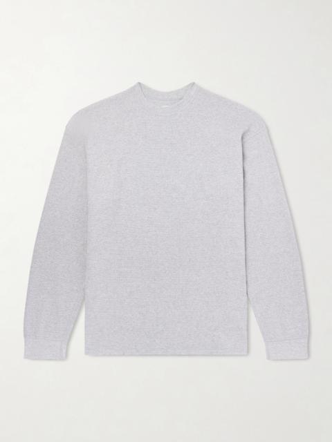 orSlow Waffle-Knit Cotton-Blend T-shirt