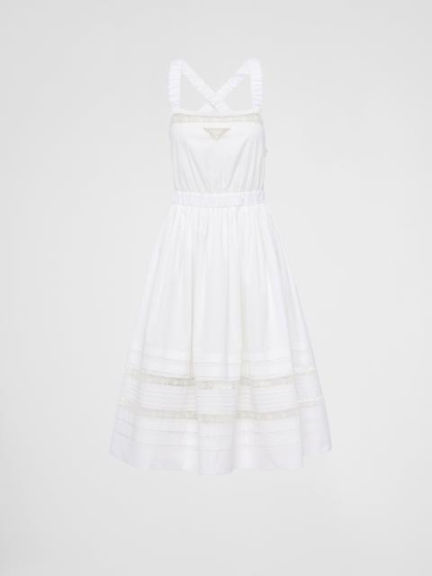 【プラダ・PRADA】Intarsia poplin dress Prada Intarsia poplin dress - ShopStyle