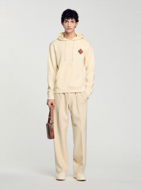 Sandro SQUARE CROSS SWEATSHIRT