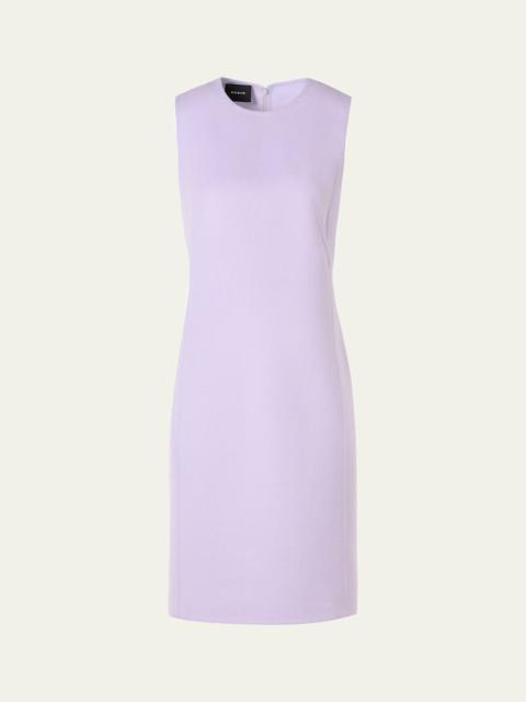 AKRIS Cashmere-Silk Sleeveless Sheath Dress