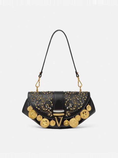 VERSACE Studded Coin Virtus Shoulder Bag