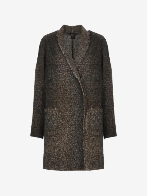 Avant Toi fringe-trimmed coat