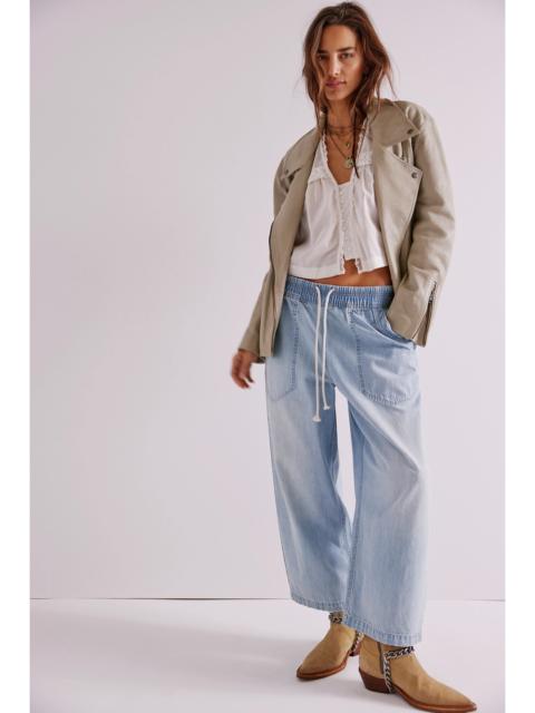 FREE PEOPLE We The Free Easy Peasy Pull-On Jeans