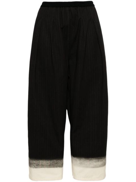 Maison Margiela pinstriped wide-leg trousers