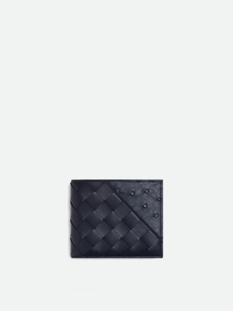 Bottega Veneta Intrecciato Diagonal Bi-Fold Wallet