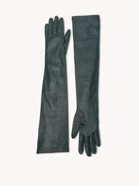 The Row Simon Gloves in Leather