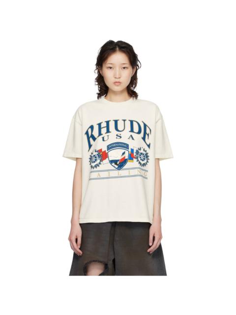 Rhude Off-White USA Sailing Icon T-shirt