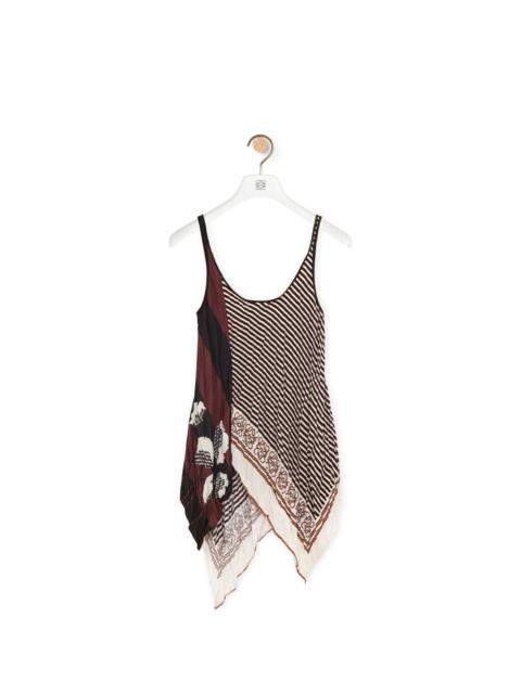 Loewe Tank top in crinkled habotai
