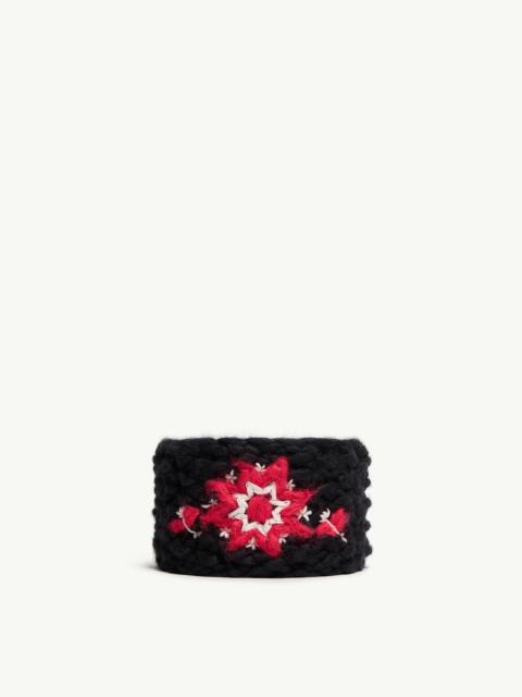 Moncler Grenoble Embroidered Floral Headband