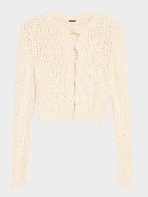 ADAM LIPPES Alice Mulberry Silk Cardigan