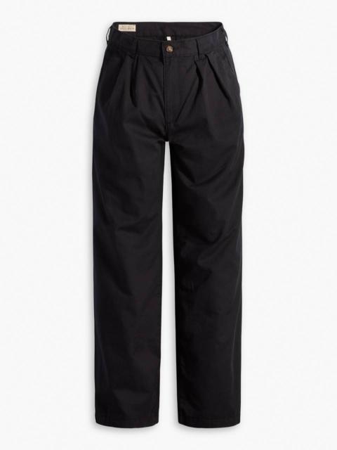 Levi's HIGH RISE PLEATED BAGGY TROUSER PANTS