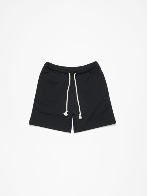 Fleece shorts - Black