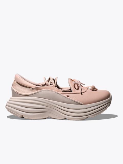 HOKA Bondi Mary Jane Shoes in Beech Wood/Stucco